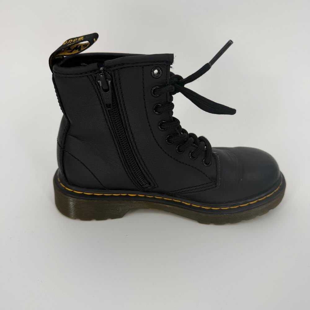 Dr. Martens AirWair Shoes‎ With Bouncing Soles Zipper Black Kids Size 12 - Picture 7 of 11